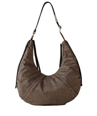 BORBONESE FOLD Schultertasche OP / NATUR / SCHWARZ - Damentaschen - 3