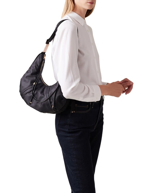 FOLD  Weiche Umhängetasche dunkles Schwarz - Damentaschen