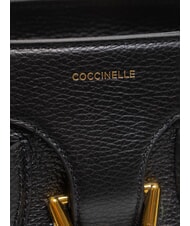 COCCINELLE YORK Lederhandtasche mit Schnalle Schwarz - Damentaschen - 5