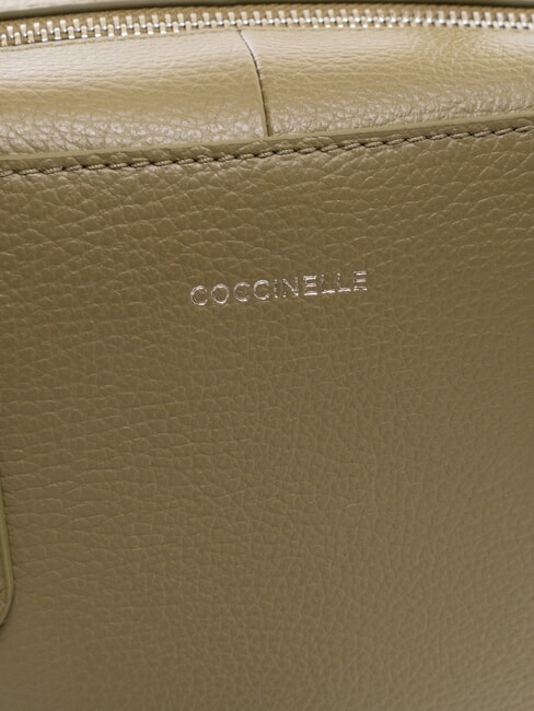 SWAP Umhängetasche aus Leder mit Schultergurt Lorbeergrün - Damentaschen