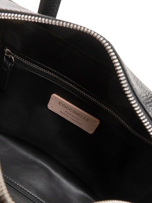 SWAP Umhängetasche aus Leder mit Schultergurt Schwarz - Damentaschen