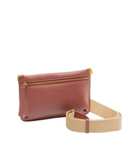 COCCINELLE HYLE Kleine flache Umhängetasche aus Leder Brandy - Damentaschen - 2