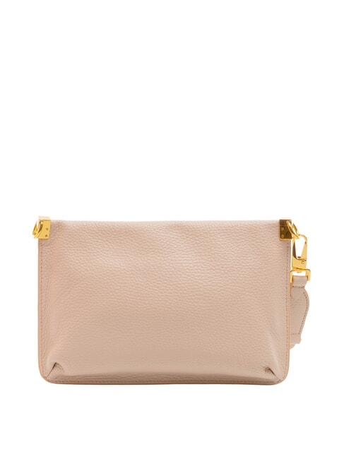 HYLE Kleine flache Umhängetasche aus Leder Rosetten - Damentaschen