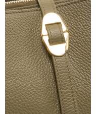 COCCINELLE CHARA Umhängetasche aus Leder Lorbeergrün - Damentaschen - 4