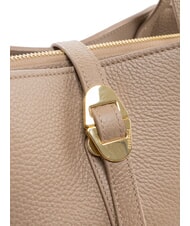 COCCINELLE CHARA Umhängetasche aus Leder warmes Taupe - Damentaschen - 5