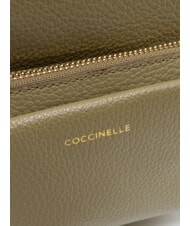 COCCINELLE JEN Runder Lederrucksack mit Tasche Lorbeergrün - Damentaschen - 5