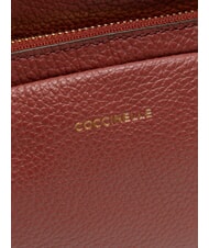 COCCINELLE JEN Runder Lederrucksack mit Tasche Brandy - Damentaschen - 5