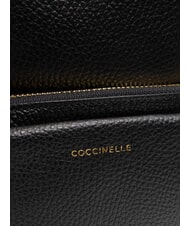 COCCINELLE JEN Runder Lederrucksack mit Tasche Schwarz - Damentaschen - 5