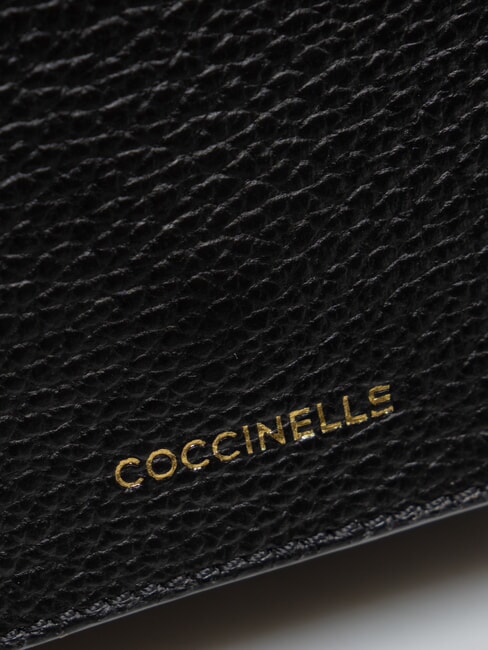 ERIS Mini-Umhängetasche aus Leder Schwarz - Damentaschen