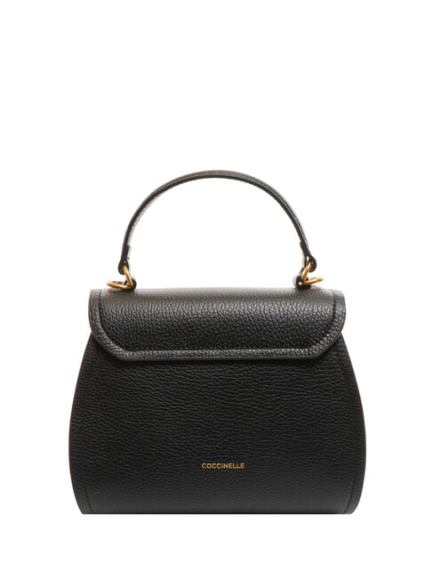 MARVIN Mini-Handtasche aus Leder mit Schultergurt Schwarz - Damentaschen