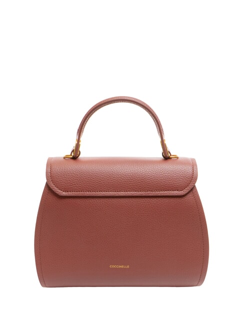 MARVIN Lederhandtasche mit Schultergurt Brandy - Damentaschen