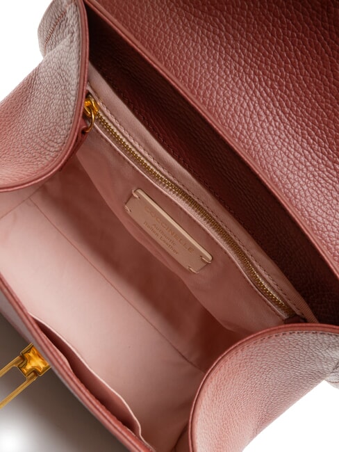 MARVIN Lederhandtasche mit Schultergurt Brandy - Damentaschen