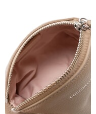 COCCINELLE AGATEA Kosmetiktasche aus Leder warmes Taupe - Etuitaschen &amp; Necessaire - 5