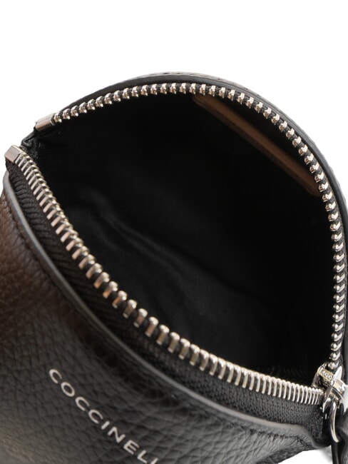 AGATEA Kosmetiktasche aus Leder Schwarz - Etuitaschen &amp; Necessaire