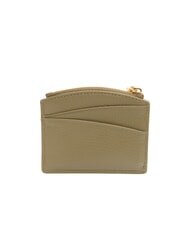 COCCINELLE ROUNDED PRINTED Kleines Kartenetui aus Leder mit Reißverschluss - Brieftaschen Damen