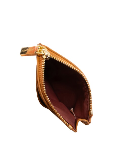 ROUNDED PRINTED Kleines Kartenetui aus Leder mit Reißverschluss CUIR - Brieftaschen Damen