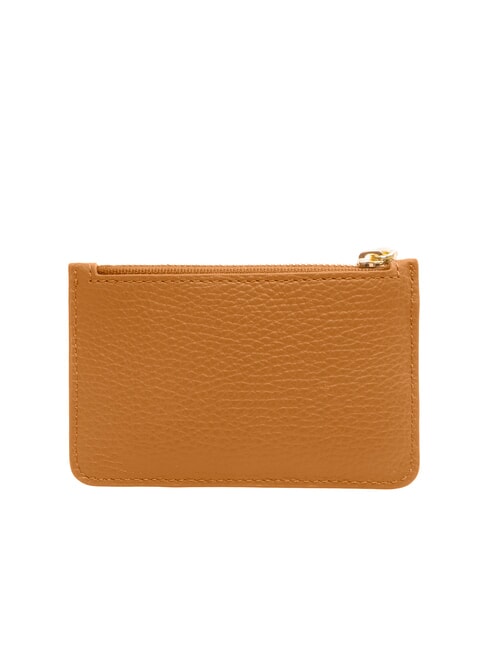 ROUNDED PRINTED Flaches Kartenetui aus Leder mit Reißverschluss CUIR - Brieftaschen Damen