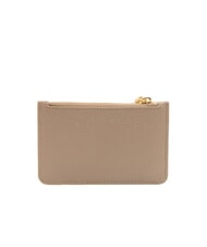 COCCINELLE ROUNDED PRINTED Flaches Kartenetui aus Leder mit Rei&szlig;verschluss - Brieftaschen Damen