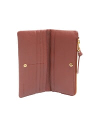 COCCINELLE SOFTY Große Lederbrieftasche Brandy - Brieftaschen Damen - 2