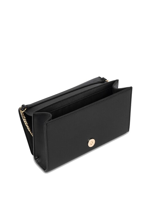 SMART DAILY Clutch mit Metall-Schultergurt Schwarz - Damentaschen
