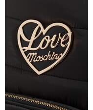 LOVE MOSCHINO AIR WAVE Puffiger Rucksack mit Tasche Schwarz - Damentaschen - 3