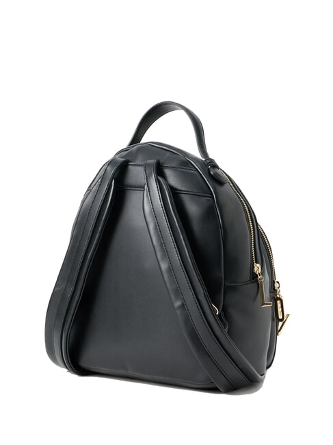 ZIPLINE Runder Rucksack mit Tasche Schwarz - Damentaschen