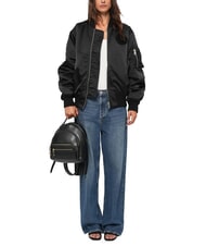 LOVE MOSCHINO ZIPLINE Runder Rucksack mit Tasche Schwarz - Damentaschen - 5