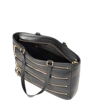 LOVE MOSCHINO ZIPLINE Schulter-Einkaufstasche Schwarz - Damentaschen - 4