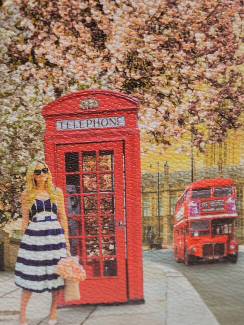 YESBAG Flache Umhängetasche Englische Rose - Damentaschen