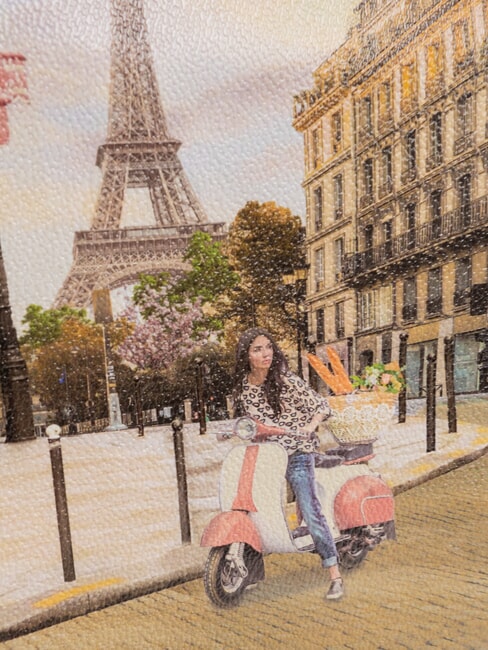 YESBAG  Schulter-Shopper Schleier Paris - Damentaschen