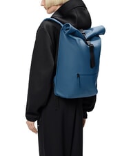 RAINS ROLLTOP RUCKSACK Großer wasserdichter Rucksack Impuls - Rucksäcke für Schule &amp; Freizeit - 3
