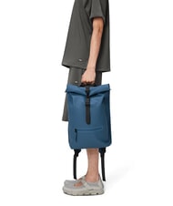 RAINS ROLLTOP RUCKSACK Großer wasserdichter Rucksack Impuls - Rucksäcke für Schule &amp; Freizeit - 4
