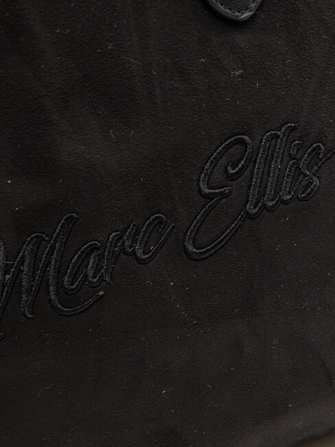 SHERPA Große Handtasche mit Schultergurt Schwarz - Damentaschen