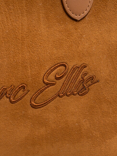 SHERPA Große Handtasche mit Schultergurt dunkles Leder - Damentaschen