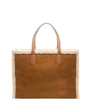 MARC ELLIS SHERPA Große Handtasche mit Schultergurt dunkles Leder - Damentaschen - 4