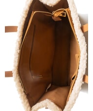 MARC ELLIS SHERPA Große Handtasche mit Schultergurt dunkles Leder - Damentaschen - 5