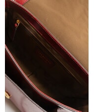 THE BRIDGE FAENTINA Gro&szlig;e Umh&auml;ngetasche aus Leder Chianti / Bordeaux / Gold - Damentaschen - 5