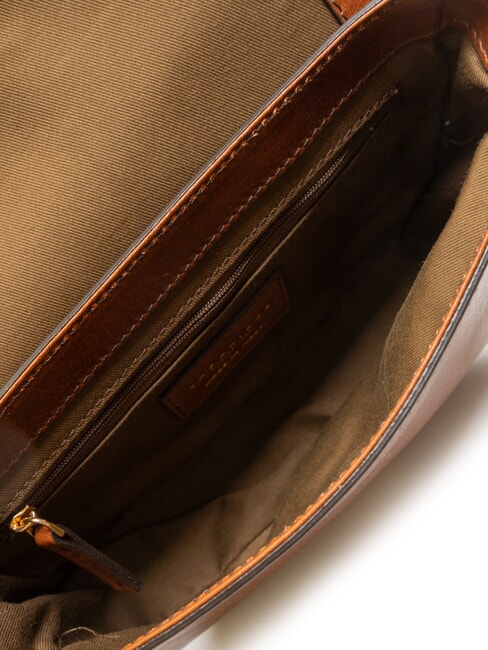 FAENTINA FAENTINA Mini-Postbotin aus Leder BRAUN - Damentaschen