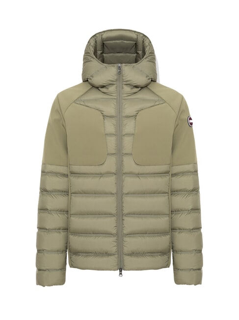 NEW WARRIOR Daunenjacke mit Kapuze schlammig - Daunenjacken für Herren