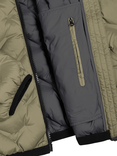 DASHED Daunenjacke mit Kapuze schlammiger Vulkan - Daunenjacken f&uuml;r Herren