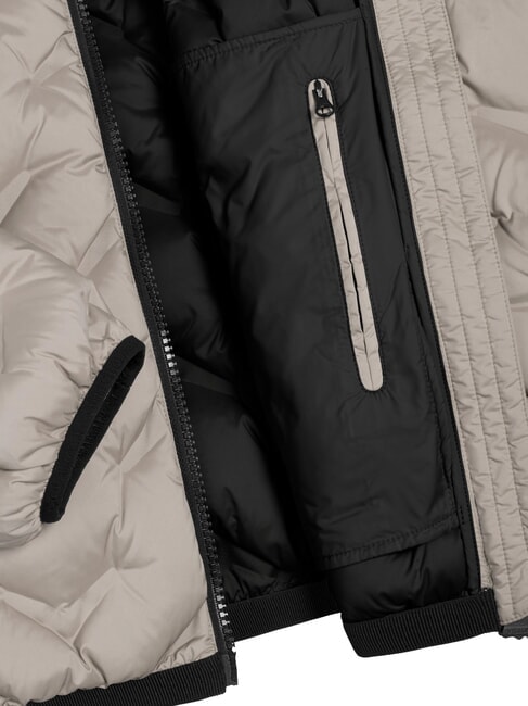 DASHED Daunenjacke mit Kapuze Kaffeecreme/Schwarz - Daunenjacken f&uuml;r Herren