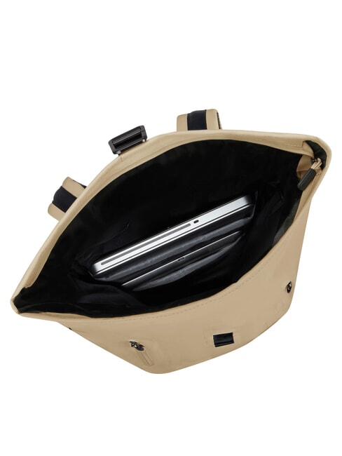 COATIFY BIZ Rolltop-Rucksack für 15,6-Zoll-Laptop Sand - PC-Rucksäcke