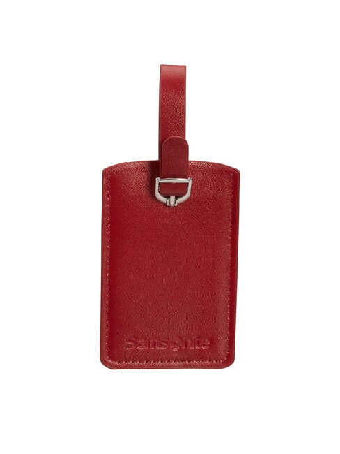  GLOBAL TRAVEL 2 Namensschilder ROT - Reisezubehör