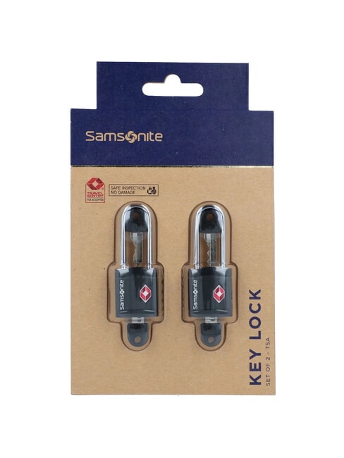  GLOBAL TRAVEL Set 2 TSA-Schlösser SCHWARZ - Reisezubehör