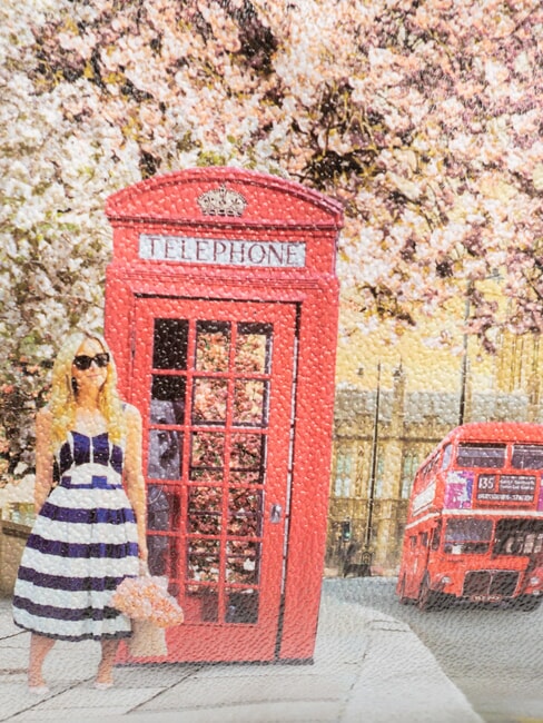 YESBAG  Große Umhängetasche Englische Rose - Damentaschen