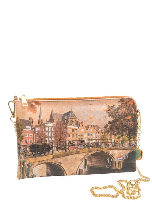 YESBAG Clutch Clutch mit Schultergurt Herbstfluss - Damentaschen