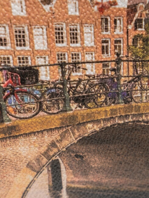 YESBAG Clutch Clutch mit Schultergurt Herbstfluss - Damentaschen