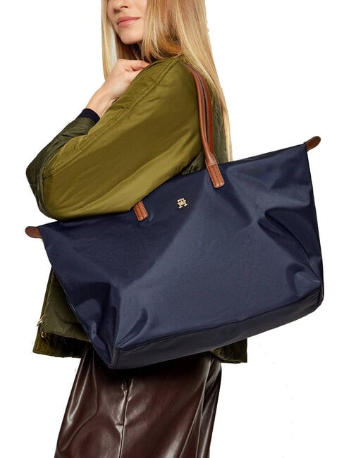 POPETTE Maxi-Umhängetasche spaceblau/schwarz - Damentaschen