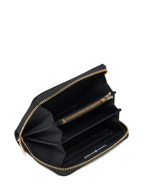 TH ICON Mittelgroße Geldbörse mit Rundum-Reißverschluss Schwarz - Brieftaschen Damen