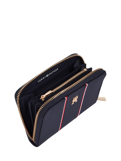 TH ICON Mittelgroße Geldbörse mit Rundum-Reißverschluss blaues Unternehmen - Brieftaschen Damen